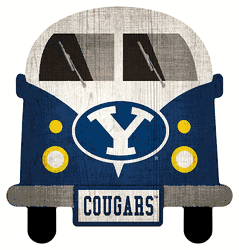 BYU Cougars 12" Team Bus Sign