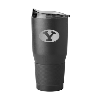 BYU Cougars 30oz Black Etch Powder Coat Tumbler