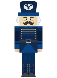 BYU Cougars 31" Nutcracker Leaner