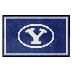 BYU Cougars 4ft. x 6ft. Plush Area Rug