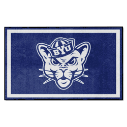 BYU Cougars 4ft. x 6ft. Plush Area Rug