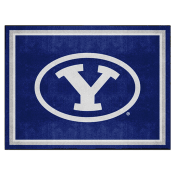 BYU Cougars 8ft. x 10 ft. Plush Area Rug