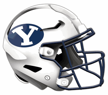 BYU Cougars Authentic Helmet Cutout 24