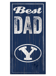 BYU Cougars Best Dad Sign