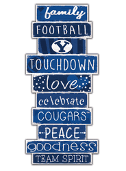 BYU Cougars Celebrations Stack 24" Sign