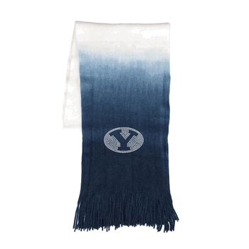 BYU Cougars Dip Dye Scarf Navy