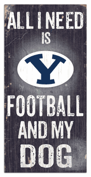 BYU Cougars Football and My Dog Sign