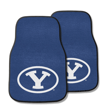 BYU Cougars Front Carpet Car Mat Set - 2 Pieces