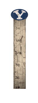 BYU Cougars Growth Chart Sign 6x36