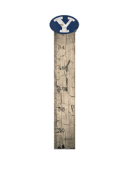 BYU Cougars Growth Chart Sign 6x36