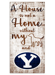 BYU Cougars House is Not a Home 6x12 Sign