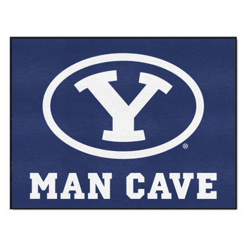BYU Cougars Man Cave All-Star Rug - 34 in. x 42.5 in.