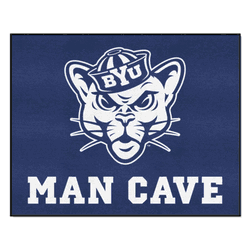 BYU Cougars Man Cave All-Star Rug - 34 in. x 42.5 in.