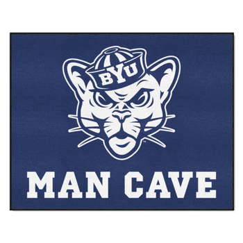 BYU Cougars Man Cave All-Star Rug - 34 in. x 42.5 in.