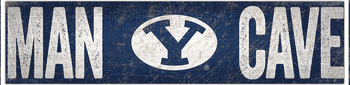 BYU Cougars Man Cave Sign