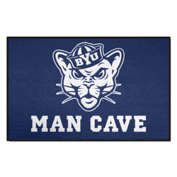BYU Cougars Man Cave Starter Mat Accent Rug - 19in. x 30in.
