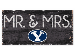 BYU Cougars Mr & Mrs Sign