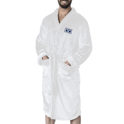 BYU Cougars NCAA White Out Silk Touch Robe Large/XLarge