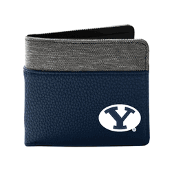 BYU Cougars Pebble BiFold Wallet NAVY