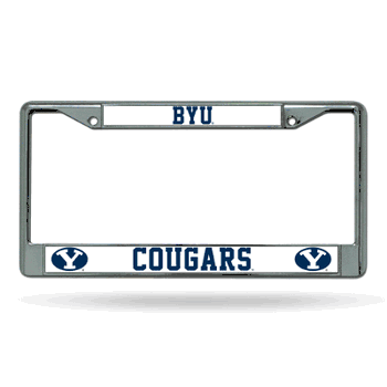 Byu Cougars Chrome Frame