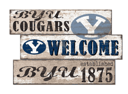 BYU Cougars Welcome 3 Plank