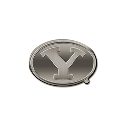 BYU Cougars Y Oval Antique Auto Emblem