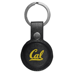 Cal Berkeley Bears AirTag Compatible Leather Key Chain