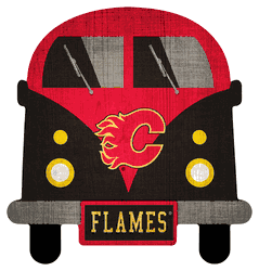 Calgary Flames 12" Team Bus Sign