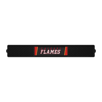 Calgary Flames Bar Drink Mat - 3.25in. x 24in.