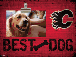 Calgary Flames Best Dog Clip Frame