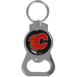 Calgary Flames Bottle Opener Key Chain