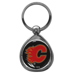 Calgary Flames Chrome Key Chain