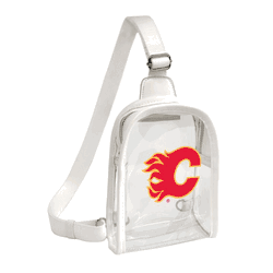 Calgary Flames Clear Mini Sling Stadium Bag