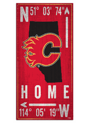 Calgary Flames Coordinate 6x12 Sign