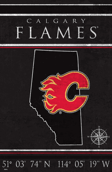 Calgary Flames Coordinates 17x26