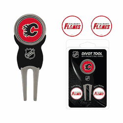 Calgary Flames Divot Tool and Marker Set