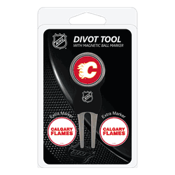 Calgary Flames Divot Tool Pack - Signature tool w/ 3 markers