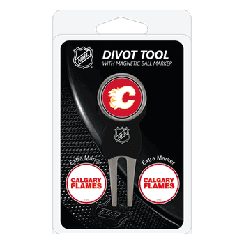 Calgary Flames Divot Tool Pack - Signature tool w/ 3 markers