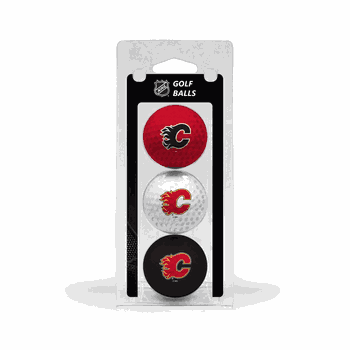 Calgary Flames Golf Balls - 3 Pack