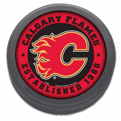 Calgary Flames Hockey Puck - est 1980 - Bulk