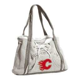 Calgary Flames Hoodie Purse Grey