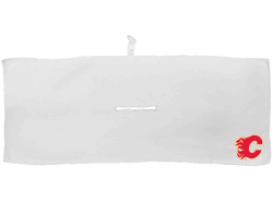 Calgary Flames Large Microfiber Towel - 16" x 40" (White)