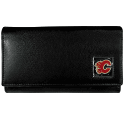 Calgary Flames Leather Women's Wallet