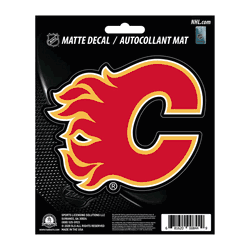 Calgary Flames Matte Decal Sticker