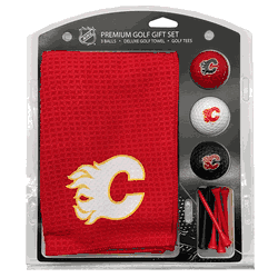 Calgary Flames Microfiber Towel Gift Set - 16 x 40 (Colored)