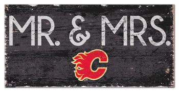 Calgary Flames Mr. & Mrs. Sign