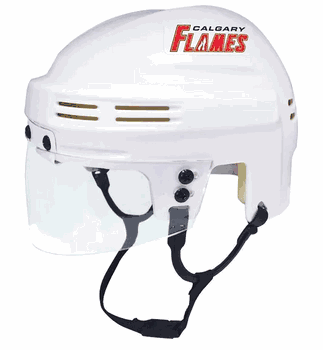Calgary Flames NHL Mini Helmet - White