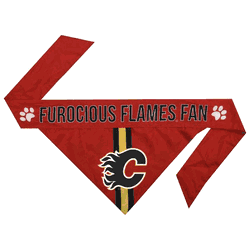 Calgary Flames Pet Bandana Small