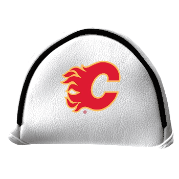 Calgary Flames Putter Cover - Mallet (White)