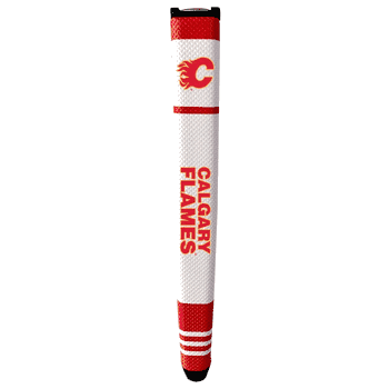 Calgary Flames Putter Grip (White with colored stripes)